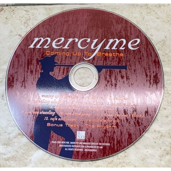 MercyMe Undone and Coming Up to Breathe CD Lot Christian Rock - Picture 8 of 10